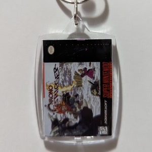 ChronoTrigger Mini Super Nintendo Videospiel Box Art Schlüsselanhänger