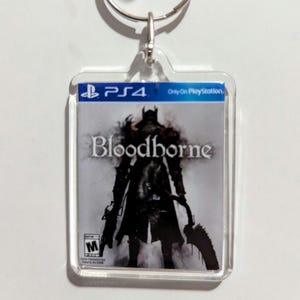Bloodbunde Mini Playstation 4 Video Game Box Art Schlüsselanhänger