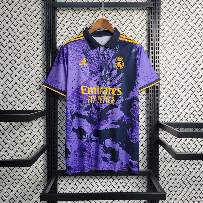 Real Madrid MORADO DRAGON EDITION Jersey Real Madrid Special Etsy