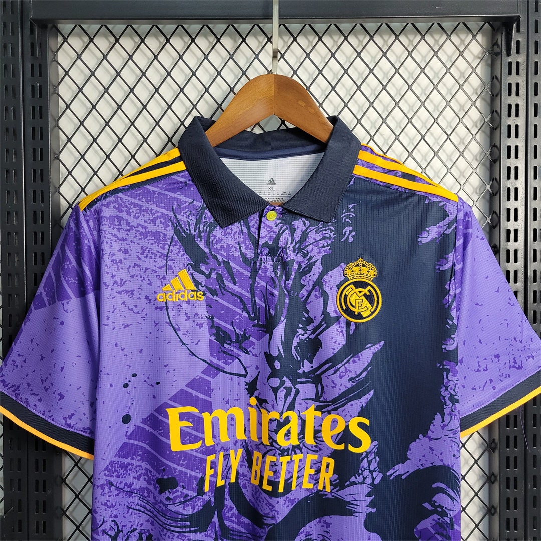 Real Madrid MORADO DRAGON EDITION Jersey Real Madrid Special Etsy Sweden