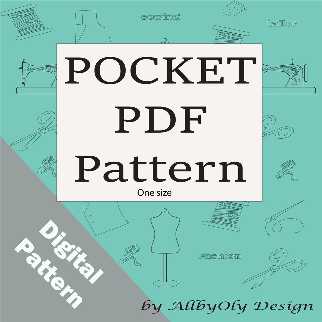 PDF Home Pocket Pattern, One Size, Free Tutorial Coming Soon - Etsy