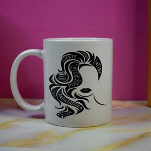Proud Latina Mug Latina Woman Coffee Lover Mug Birthday Gift Mother’s Day Gift Graduation Gift Cute Mug Design Mug Tea Mug Sublimation Mug
