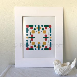 Color Squares - wall art - kids room