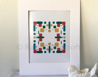 Color Squares - wall art - kids room