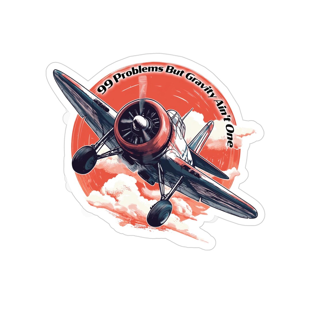 Aviation Humor Sticker, Airplane Decal, Pilot Gift - Etsy