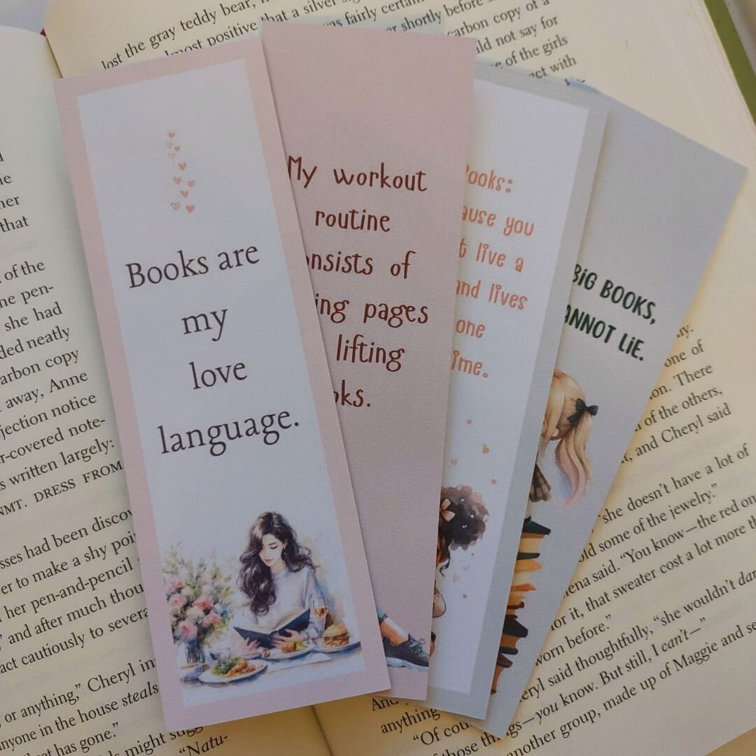 Funny Bookmark Printable. Printable Funny Bookmark Book Lover Gift ...