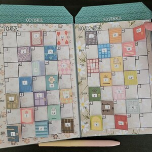 Dateless Monthly Planner (Printable, Papercraft activity, 2026)