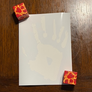 Phasmophobia Obake Handprint Vinyl Sticker image 3