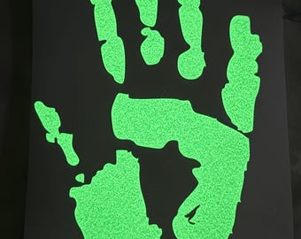 Phasmophobia UV Handprint Vinyl Sticker