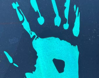 Phasmophobia Obake Handprint Vinyl Sticker