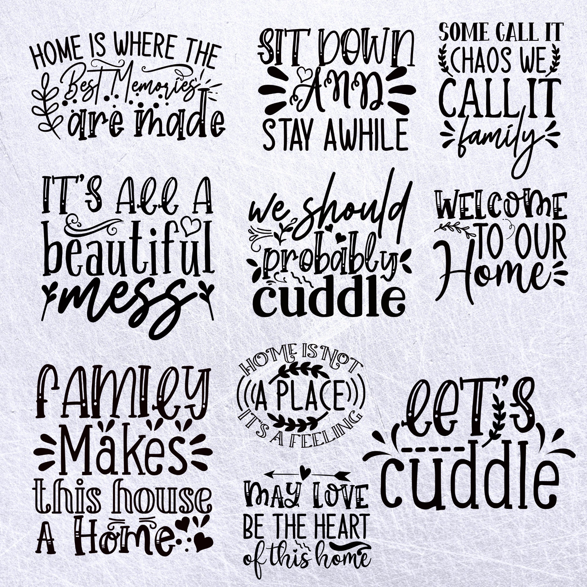 Pillow Quotes Bundle Pillow Sayings Svg Pillow Svg Designs Etsy