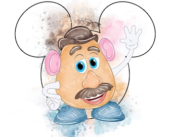 Toy Story Aquarell Clipart, Woody und Buzz PNG (digitaler Download)