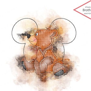 brother bear ears brother bear png koda mickey ears cliparts png files for sublimation clip art png file DIGITAL DOWNLOAD Printable