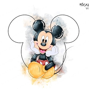 clipart di topolino, acquerello di topolino, acquerello di topolino, clipart di topolino, acquerello di topolino, png di topolino, topolino