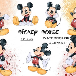 Imágenes prediseñadas de Mickey Mouse, acuarela de Mickey, Mickey acuarela, imágenes prediseñadas de Mickey Mouse, acuarela de Mickey Mouse, Mickey Mouse png, Mickey Mouse