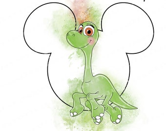 The Good Dinosaur Watercolor Clipart, Arlo PNG (Digital Download)