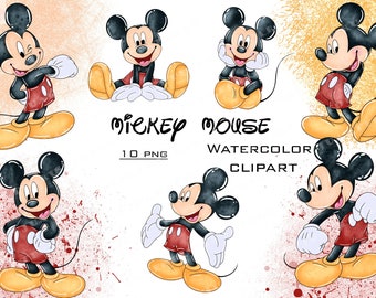 mickey mouse clipart, mickey watercolor, watercolor mickey, mickey mouse cliparts, mickey mouse watercolor, mickey mouse png, mickey mouse