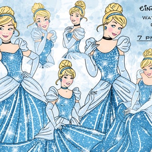 Cinderella clipart, Cinderella, Cinderella png, princess,  princess clip art, princess png, princess watercolor, princess clipart,