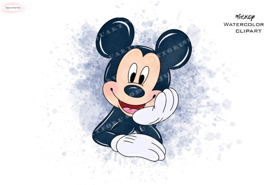 I created a New Mickey Mouse watercolour Wallpaper! : r/disney