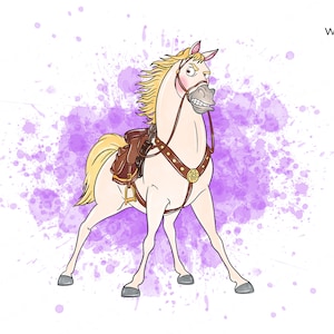 Tangled png princess rapunzel  watercolor clipart png files clipart rapunzel png PRINCESS PNG printable  digital downloads