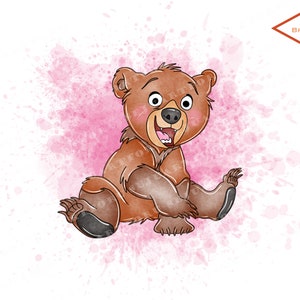 hermano oso png hermano oso koda clip art vivero acuarela png archivos clipart pegatinas imprimibles sublimación scrapbooking fabricación de tarjetas