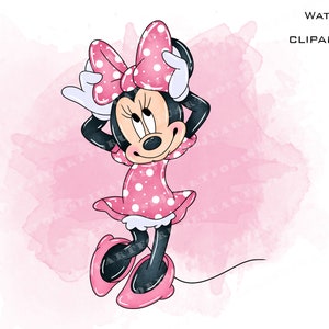 minnie mouse pink dress png Minnie Rosa Svg