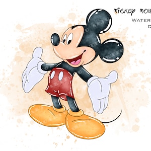 clipart mickey mouse, aquarelle mickey, mickey aquarelle, cliparts mickey mouse, aquarelle mickey mouse, png mickey mouse, mickey mouse