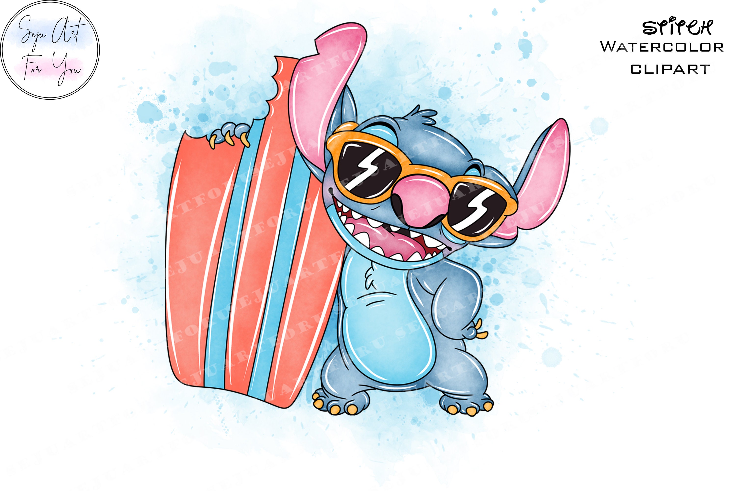 Imágenes prediseñadas de puntada png de puntada acuarela de - Etsy México