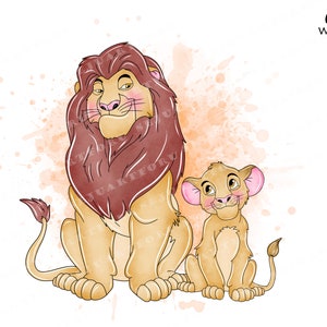 il re leone acquerello clipart, acquerello re leone, il re leone clipart, simba, il re leone acquerello clipart, il re leone png, cicatrice