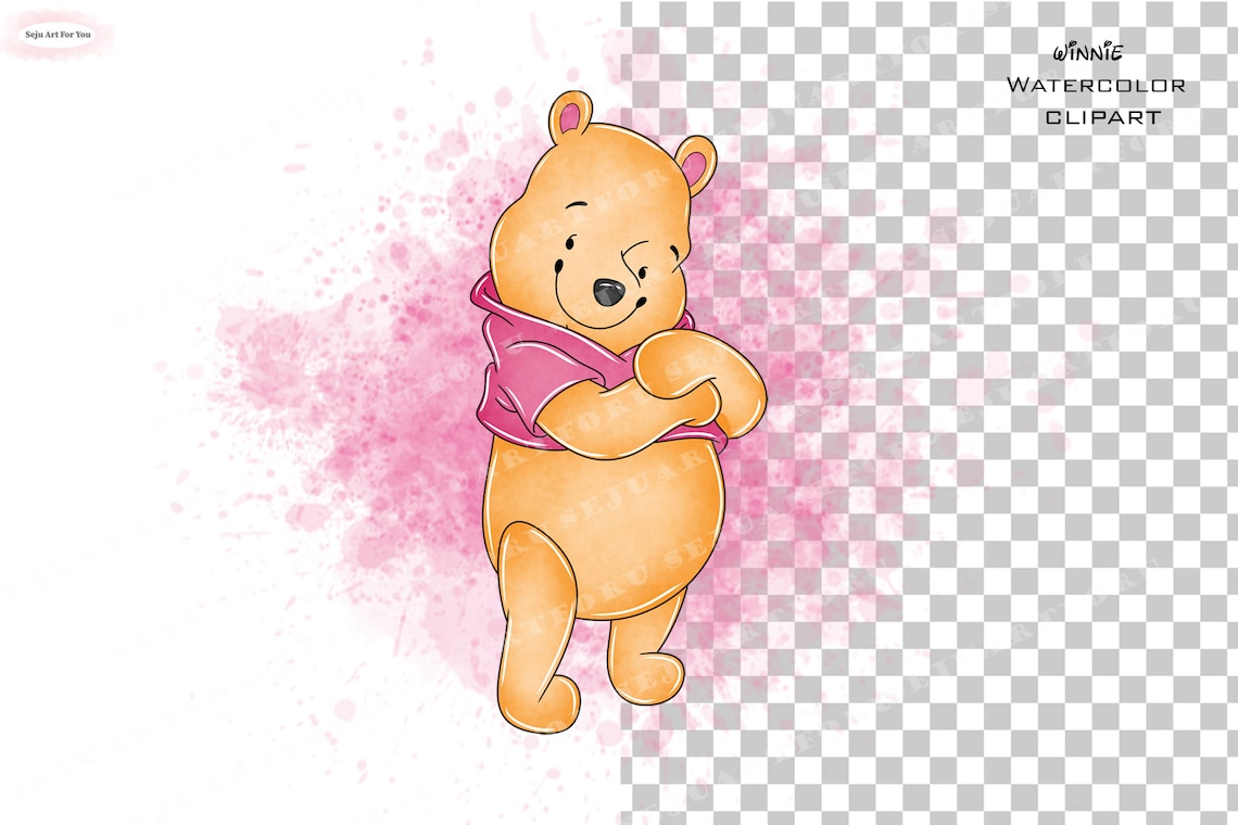 Winnie the Pooh Clipart Winnie the Pooh Png Winnie the Pooh Etsy