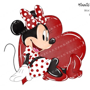 minnie mouse png clipart png clipart bundle clipart watercolor clipart set cliparts clip art png file nursery Digital download comercial use