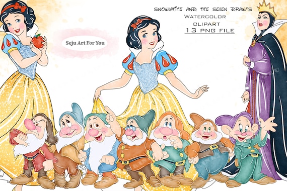 国内外の人気集結！ Snow Png White Snow White Snow Princess Dwarfs Seven the and 絵画