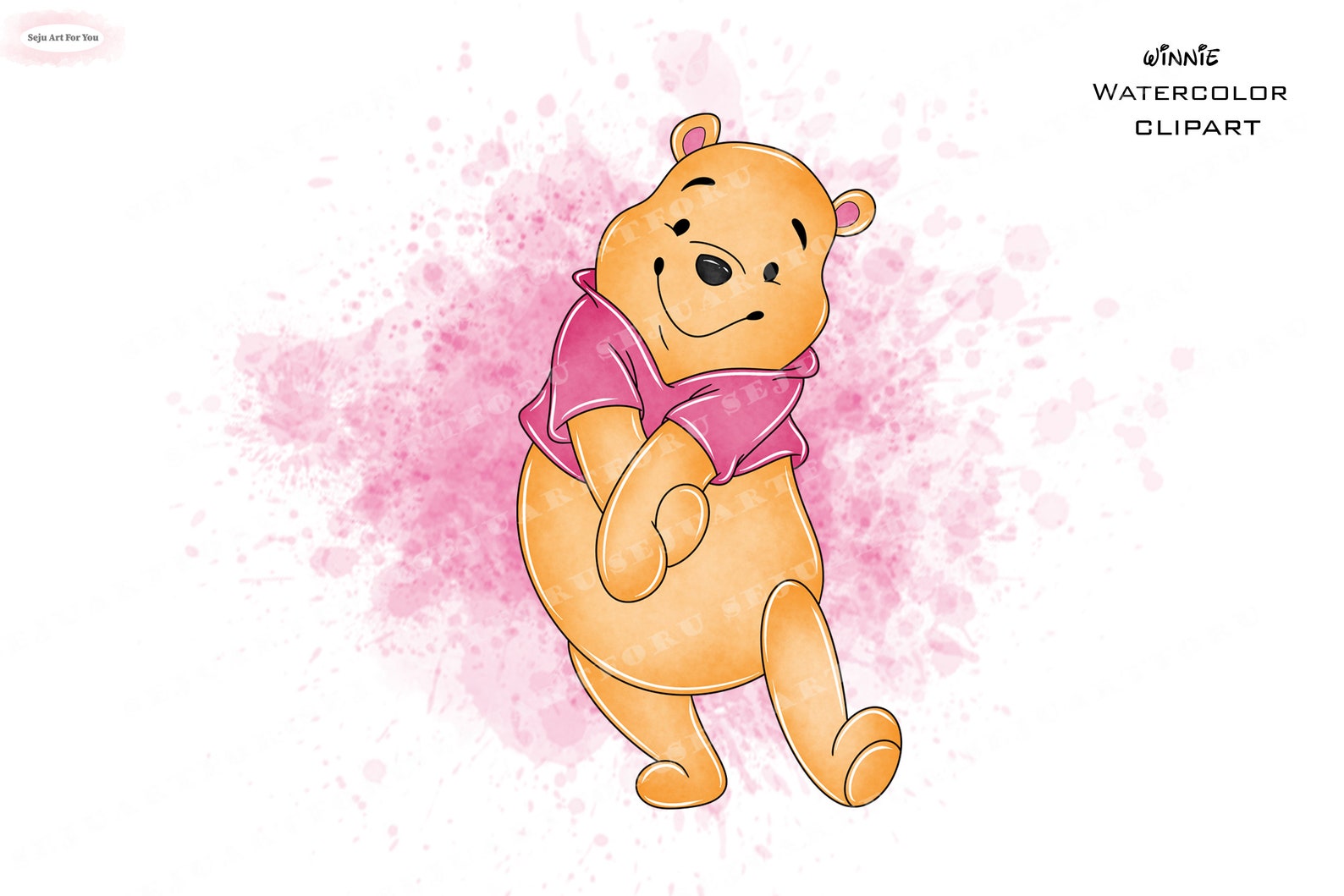 Winnie the Pooh Clipart Winnie the Pooh Clip Art Pooh Etsy