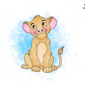 il re leone acquerello clipart, acquerello re leone, il re leone clipart, simba, il re leone acquerello clipart, il re leone png, cicatrice