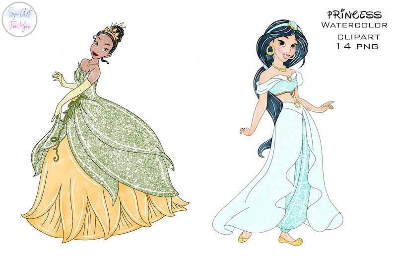 princess clipart, princess png, princess clip art, watercolor princess, watercolor princess clipart, Princess watercolor clipart, princess image 4