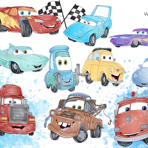 cars clipart, cars png, cars clip art, car png, watercolor cars , cars png, watercolor cars clipart, cars clip arts, lightning mcqueen png image 1