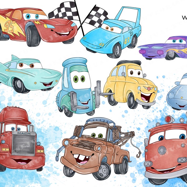 cars clipart, cars png, cars clip art, car png, watercolor cars , cars png, watercolor cars clipart,  cars clip arts,  lightning mcqueen png