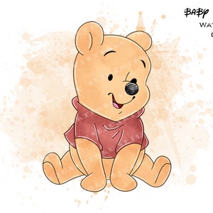 winnie the pooh clipart, winnie the pooh clip art, pooh clipart, winnie the pooh png, pooh acquerello, winnie clipart, eeyore png, tigro png