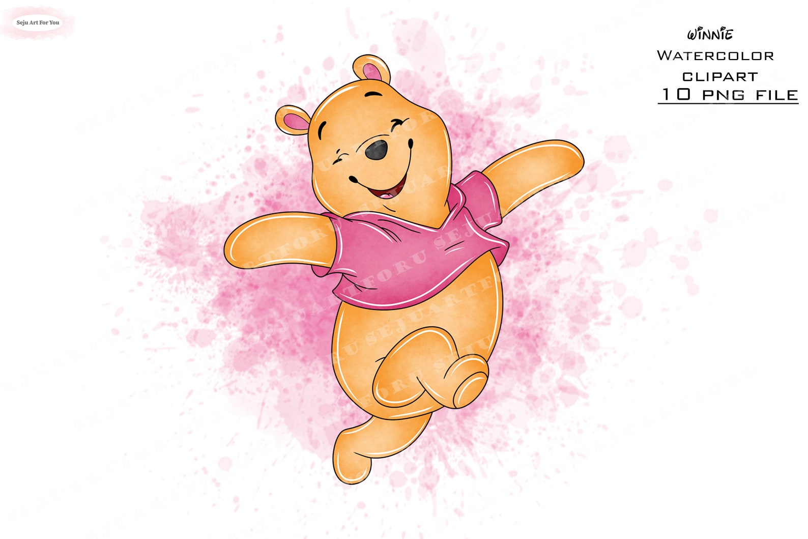 Winnie the Pooh Clipart Winnie the Pooh Clip Art Pooh - Etsy