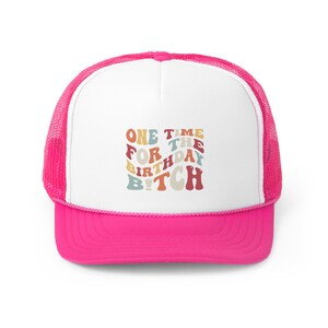 Einmal zum Geburtstag Hündin Trucker Mütze / Trucker Mütze / Geburtstag Hut / Snapback / Geburtstag Mädchen Hut / Lustiger Hut / Trucker Baseball Mütze Bild 5