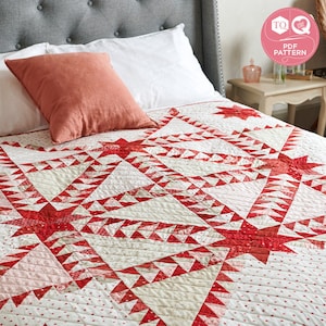 Lone Star Quilt, HSTs quilt, Today’s Quilter magazine, Digital Quilting Pattern, Lynne Goldsworthy, Instant Download