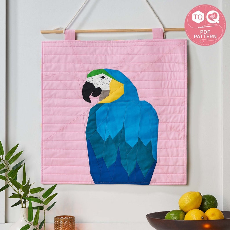 Patchwork Parrot Parrot Quilt, Foundation Paper Piecing, Love Patchwork & Quilting ...
