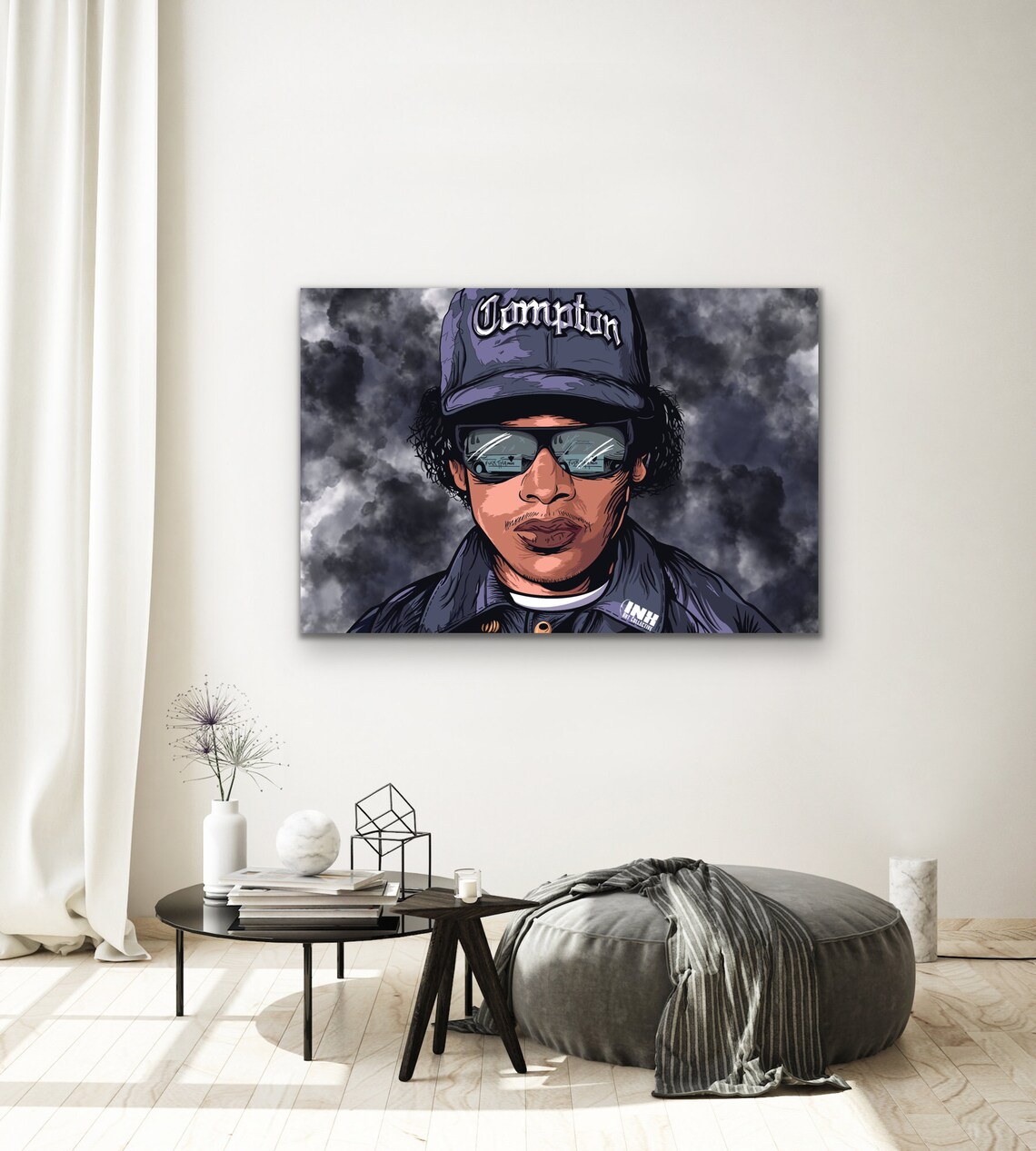 12x 18 Eazy E American Rapper Canvas Art Painting Eazy E Etsy