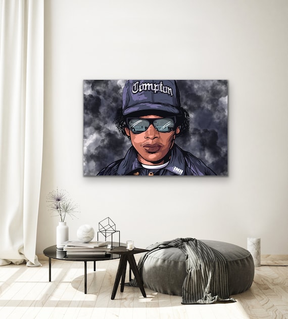 Eazy E American Rapper hip Hop Canvas Art Painting Eazy E Wall Art Pop Art Eazy E Wall Decor Eazy E Poster Etsy