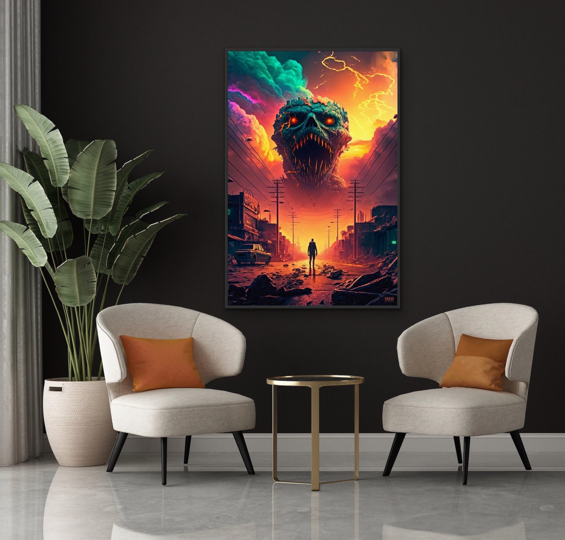 Apocalypse Rising Canvas Wall Art - Etsy