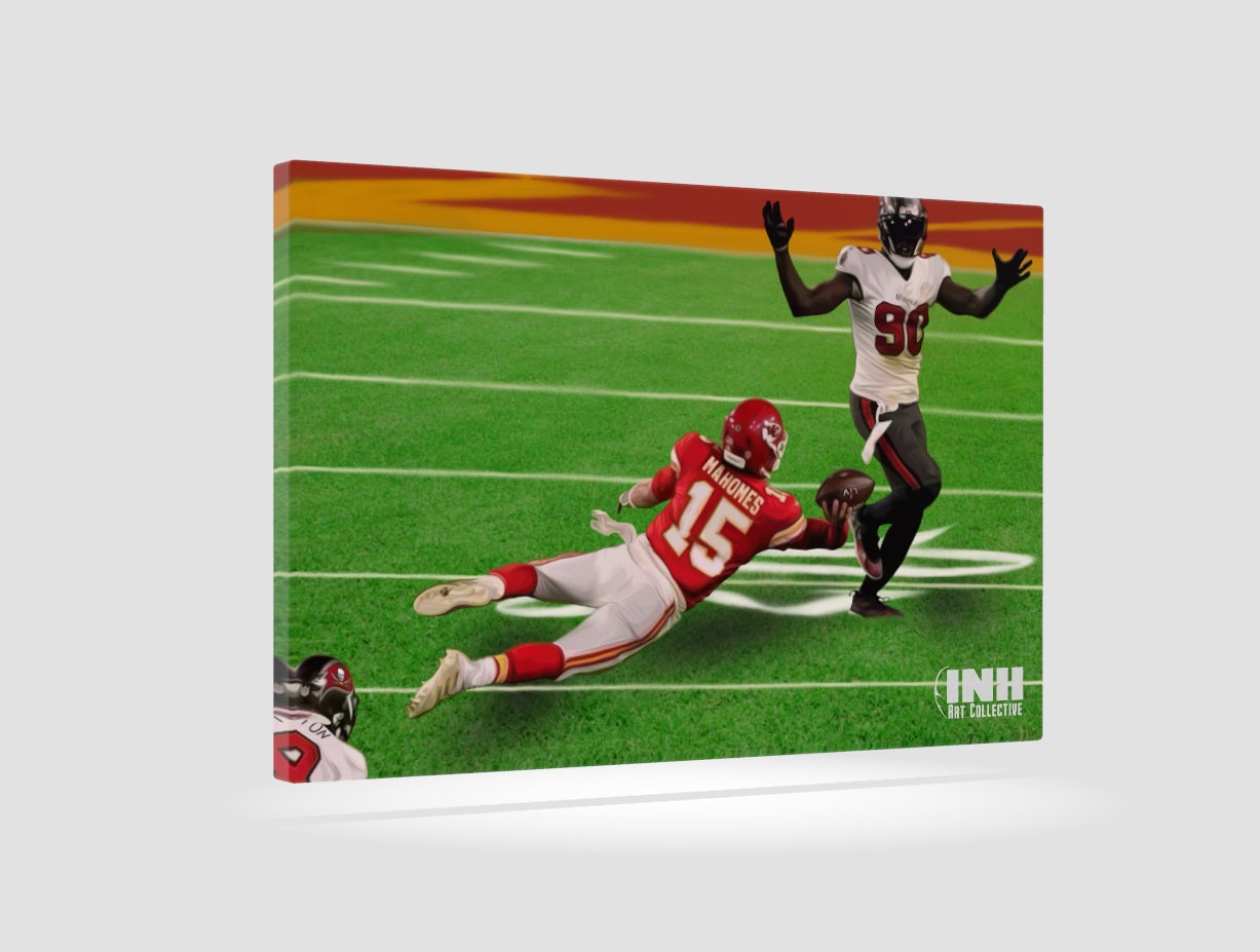 Patrick Mahomes American Football/nfl Canvas Art Painting Patrick
