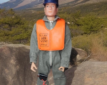 Vintage-1966-G.I. Joe "Scramble Pilot" with Flightsuit 12" figure