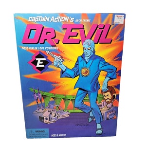 NIB-1998 PLAYING MANTIS- &quot;Dr. Evil&quot; Hero Series-12&quot; Figure