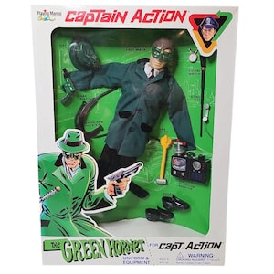PLAYING MANTIS- Captain Action &quot;Green Hornet&quot; Uniform and Equipment Set for 12&quot; figure