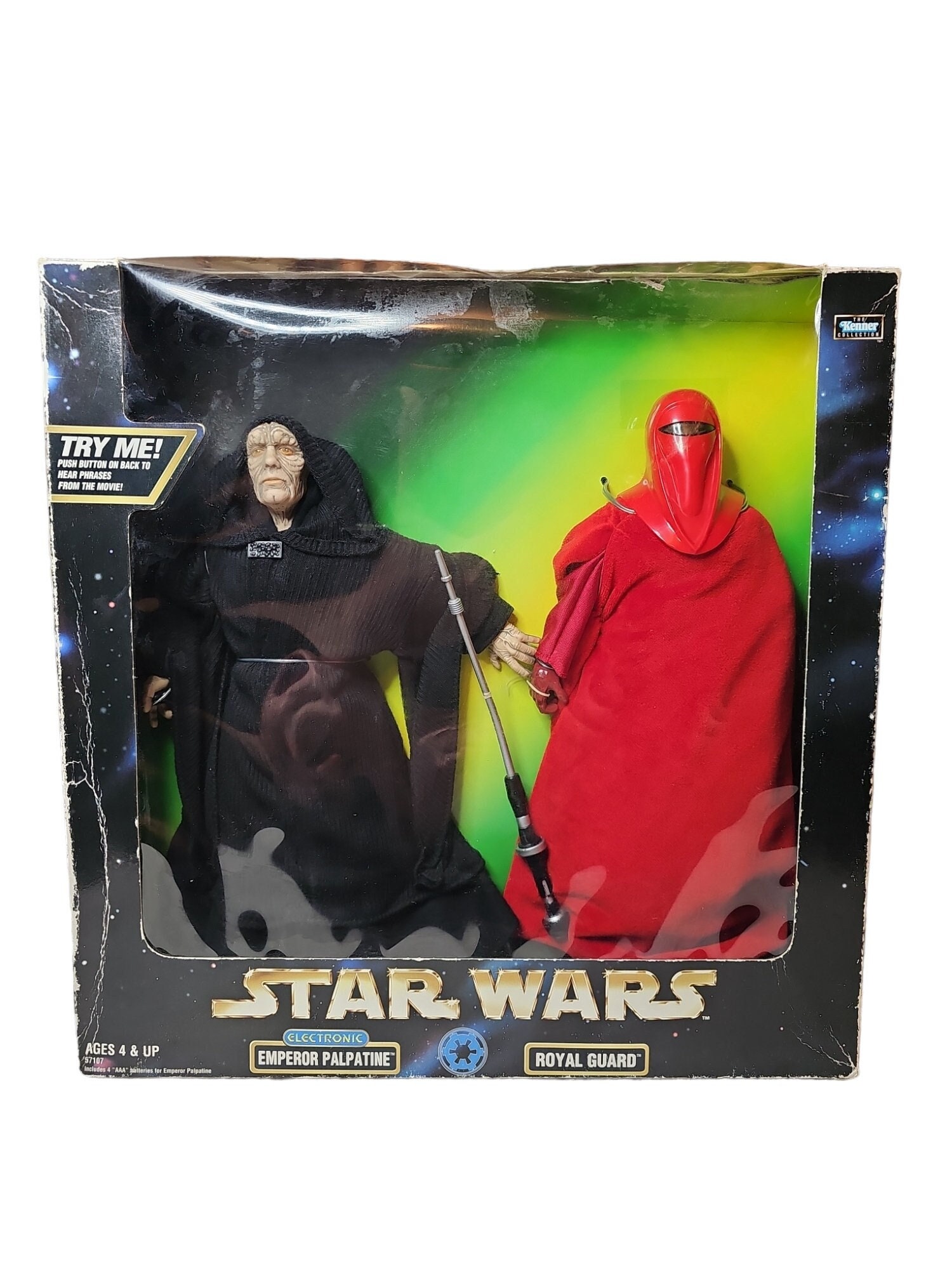 Kenner-1998-star Wars Action Collection Set of Two Emperor